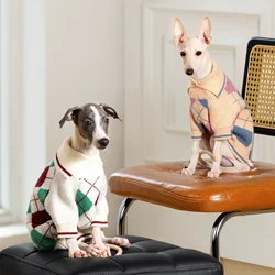 Jersey a cuadros para perros - Abrigo cálido de invierno