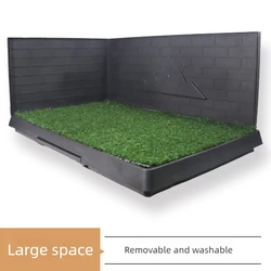Inodoro de césped artificial interior para perros – fácil limpieza