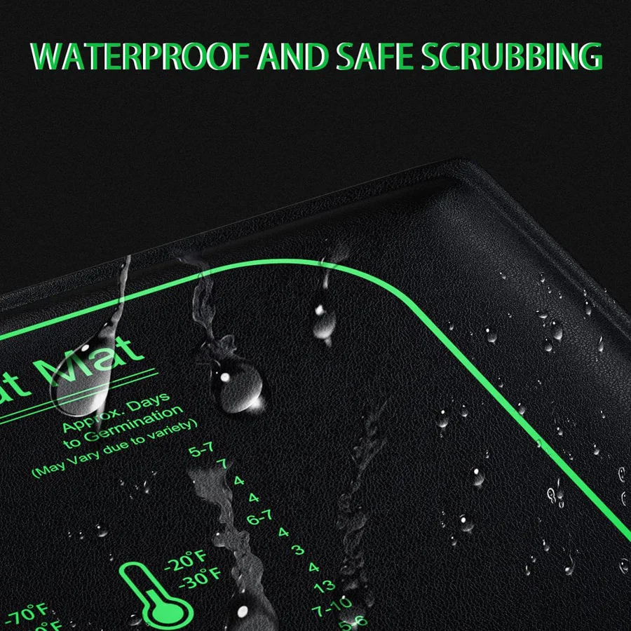 Almohadilla calefactora para plántulas con Control Digital de temperatura, almohadilla calefactora para cría de plántulas de plantas, flores y hierba, productos para mascotas - imagen 3