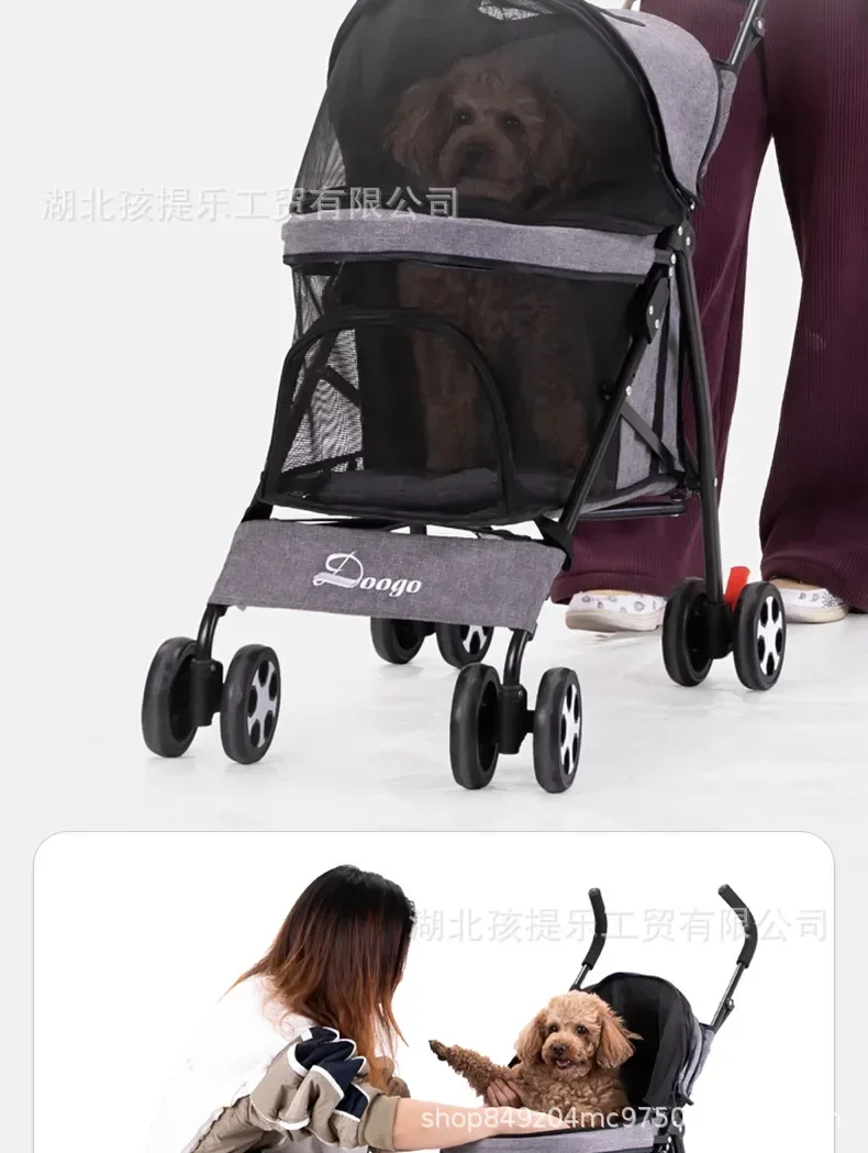 Carrito plegado para ahorro de espacio