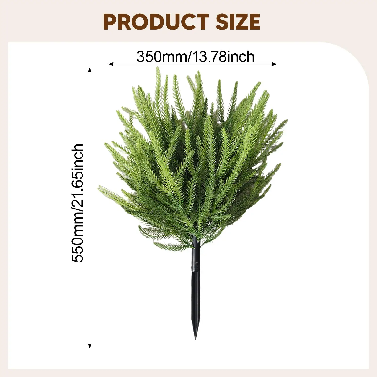 Artificial Topiary Easy to Install with Spike Resistant Potted Plant Fake Plants Artificial Bushes for Yard Farmhouse Balcony