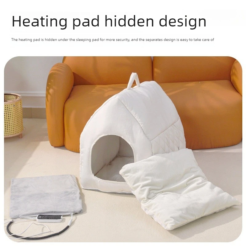 Cama calefactable para gatos y perros pequeños - interiores - imagen 4