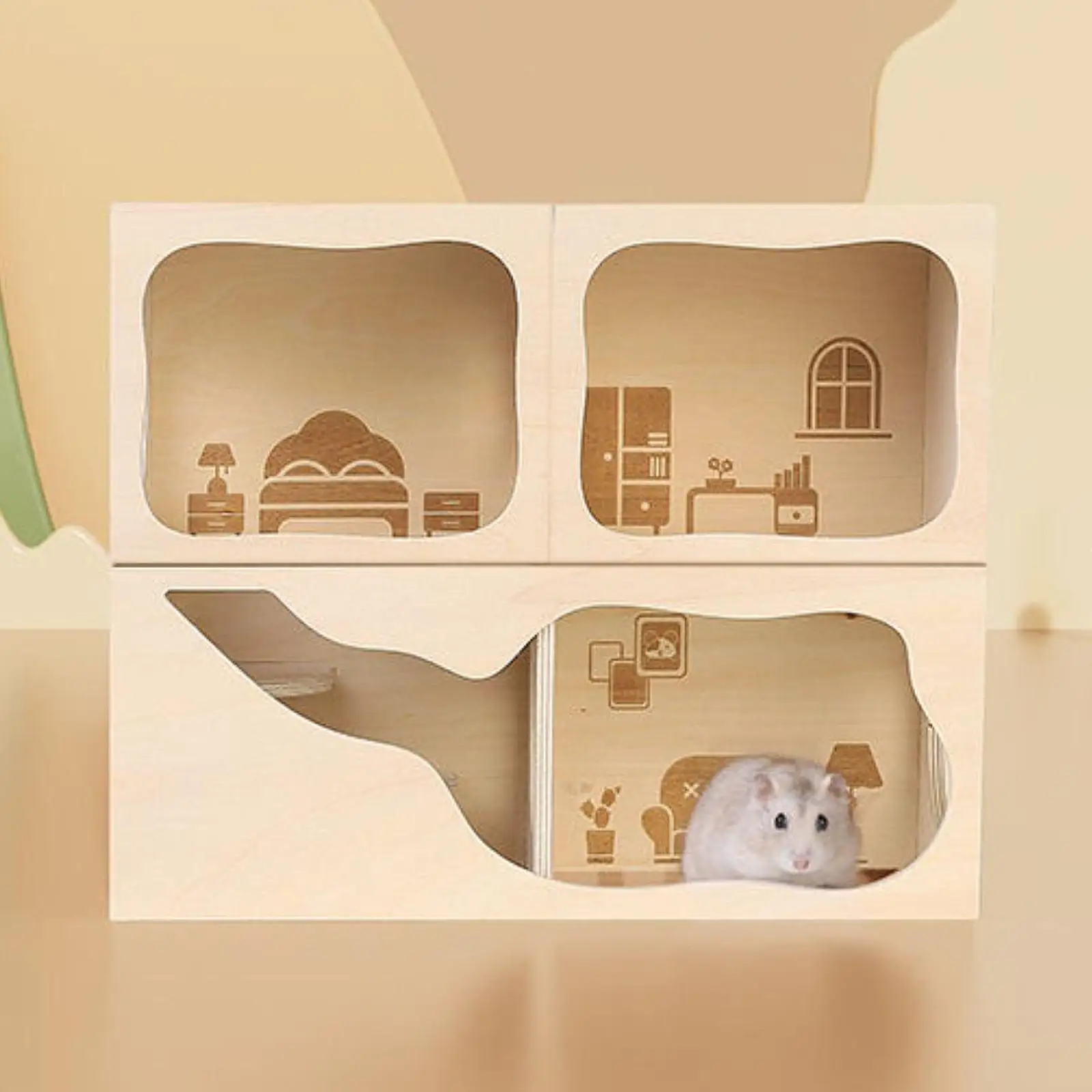 Hamster House Exploration Toy Cage Accessories Small Animals Pets Tunnel for Mice