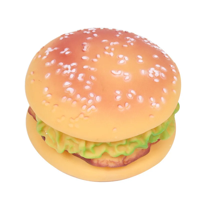 Hamburger Squeak Toy