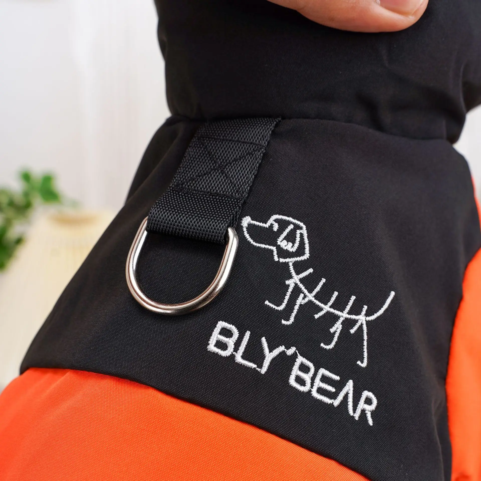 Abrigo de cuello alto para mascotas, Parkas para cachorros y gatos, piernas empalmadas, ropa de algodón de cuatro colores, osos de peluche, perros pequeños, Otoño e Invierno - imagen 3