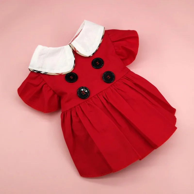 Ropa para perros de moda, cubierta fina para mascotas de estilo primavera y otoño, ropa para gatos, falda decorativa, perros pequeños y gatos - imagen 2