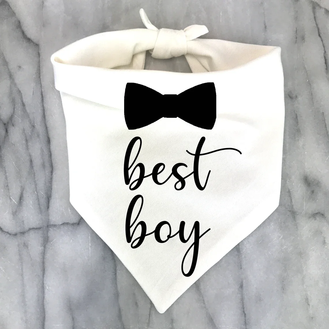 Best Boy-Pañuelo para perro de boda, regalo de compromiso para mascotas, bufanda para perro blanco y negro, traje de boda para esmoquin, regalo para amantes de la ducha - imagen 2