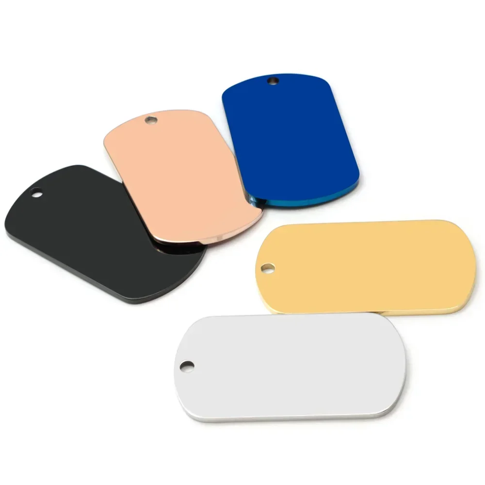 Suministros para mascotas, etiqueta de identificación de perro personalizada, accesorios colgantes de gato grabados personalizados de acero inoxidable, 1 ud. - imagen 5