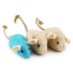 juguete interactivo para gatos de hierba gatera con ratón peluche