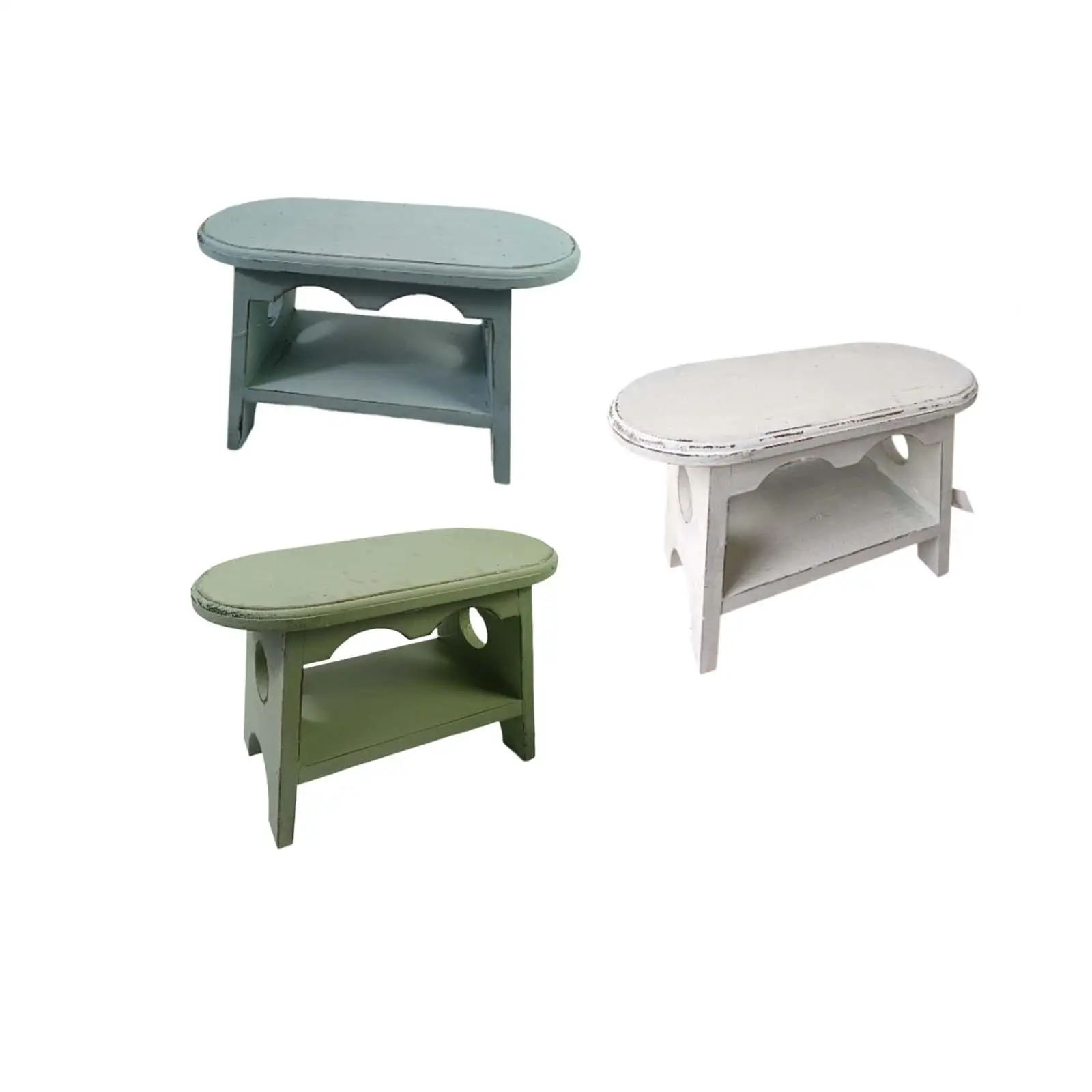 Taburete de madera soporte para plantas taburete para maceta ovalado pequeño soporte para macetero rústico planta