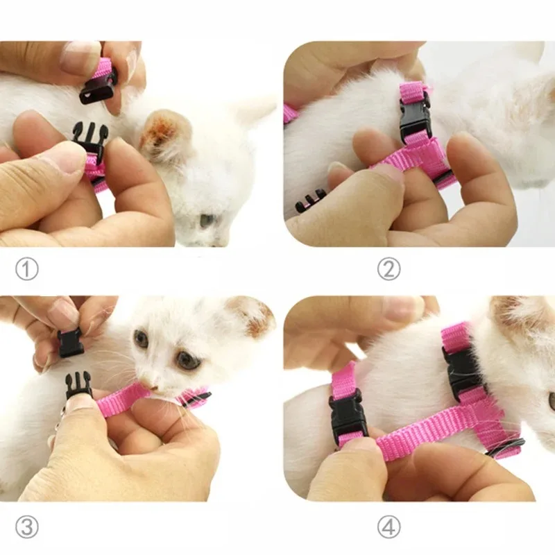 Suministros para gatos, artículos, accesorios para gatitos, Collar para mascotas, arnés, correa, productos para mascotas, banda para el pecho, cosas para gatitos - imagen 2