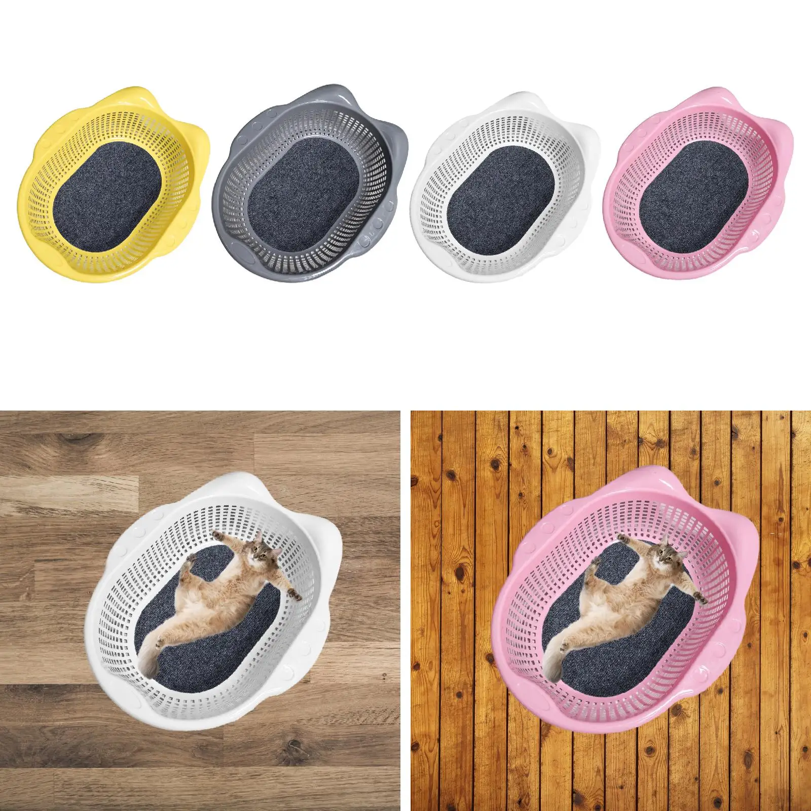 Cama para gatos, nido para dormir, versátil, transpirable, moderno con cojín, suministros para mascotas, tumbona para gatos cómoda y resistente, cesta para mascotas y gatitos - imagen 2