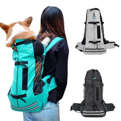 Mochila de viaje impermeable para perros medianos con tirantes anchos