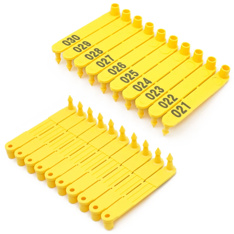 Alicates para etiquetas de oreja de cabra, animales de ganado, perros, conejos, ovejas, etiquetas para las orejas, Material de nailon, etiqueta para oreja láser de oveja No.001-100 - imagen 3