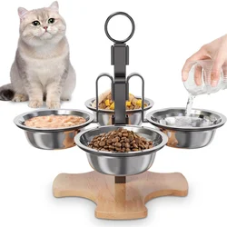 Comedero múltiple para perros y gatos – estación de alimentación
