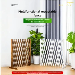 Valla extensible de madera para perros y gatos - Interior y exterior