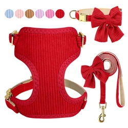 Arnes y correa para perros - chaleco con lazo y hebilla, 6 colores