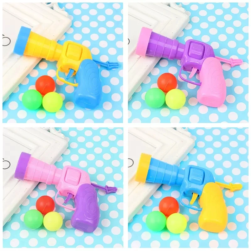Juguetes para gatos, juguete interactivo de entrenamiento de lanzamiento para mascotas, Mini juegos creativos de pistola de tiro, pelota de peluche elástica, suministros para mascotas - imagen 3