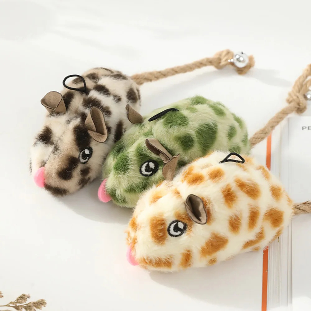 Squeaky Durable Mouse Cat Toy, Interactive Self-Play Pet Toy for Boredom Relief, Energy-Burning Chew Toy for Kittens & Cats - imagen 4