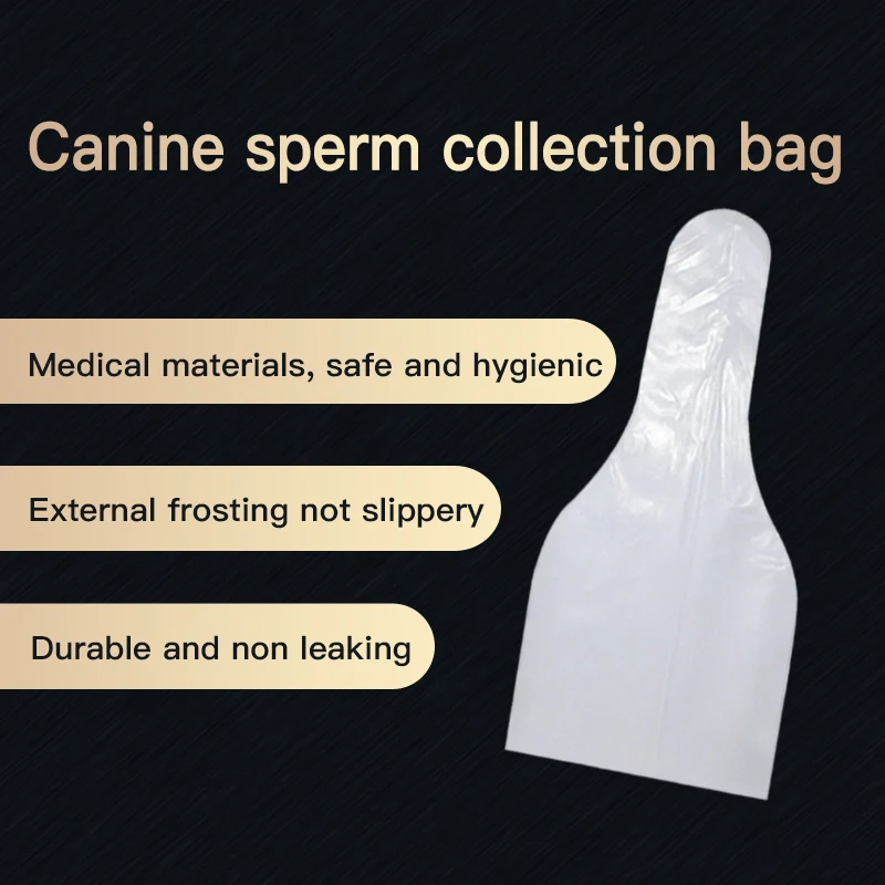 Bolsa de recogida de Semen para perro, 100 piezas, desechable, inseminación Artificial, Labrador, Corgi, clínica, suministros de Hospital - imagen 2