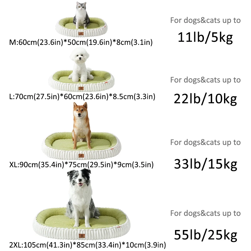 Cama ortopédica para perros con espuma tipo caja de huevos – Invierno - imagen 4