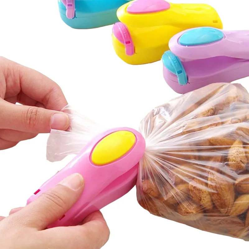 Máquina de sellado de aperitivos con calefacción, sellador térmico de bolsas de alimentos, soporte de mano, almacenamiento de ahorro de alimentos, accesorios de cocina - imagen 2