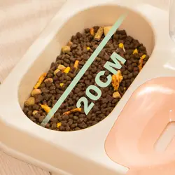 Alimentador de agua y comida para mascotas 2 en 1, cuenco alimentador para mascotas, dispensador de agua automático con botella de 500ml, alimentador desmontable para mascotas para gatos y perros