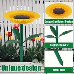 Comedero floral para aves de pie en jardín - Decoración exterior
