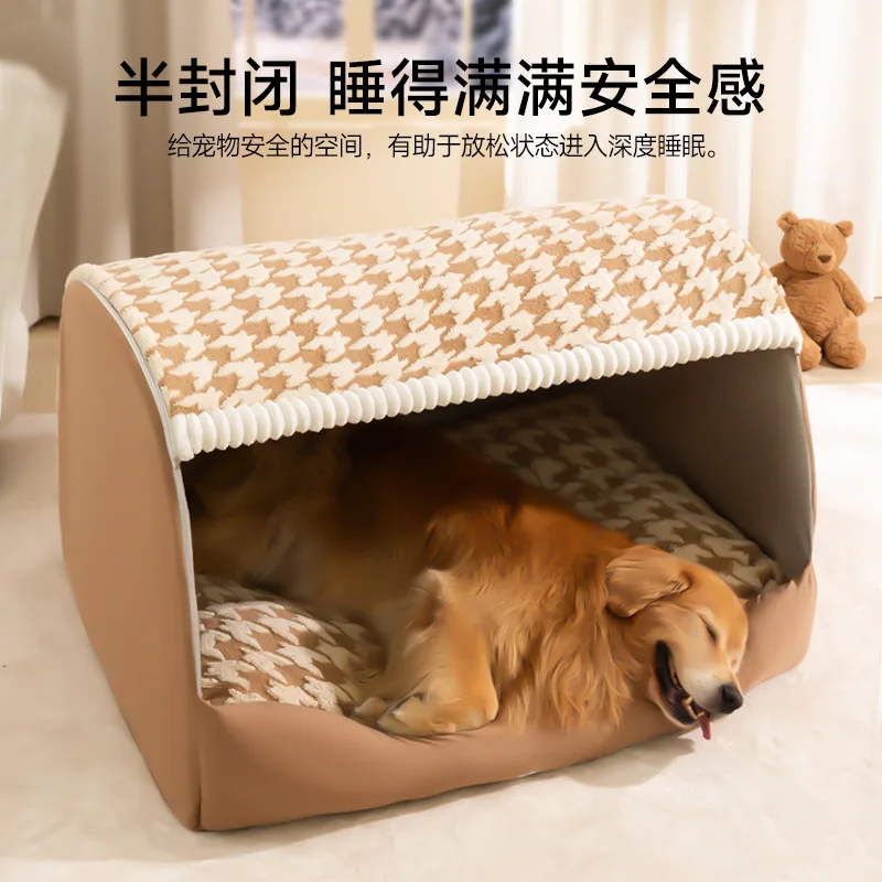 Cama para perro grande Golden Retriever y gatos cálida invierno - imagen 3