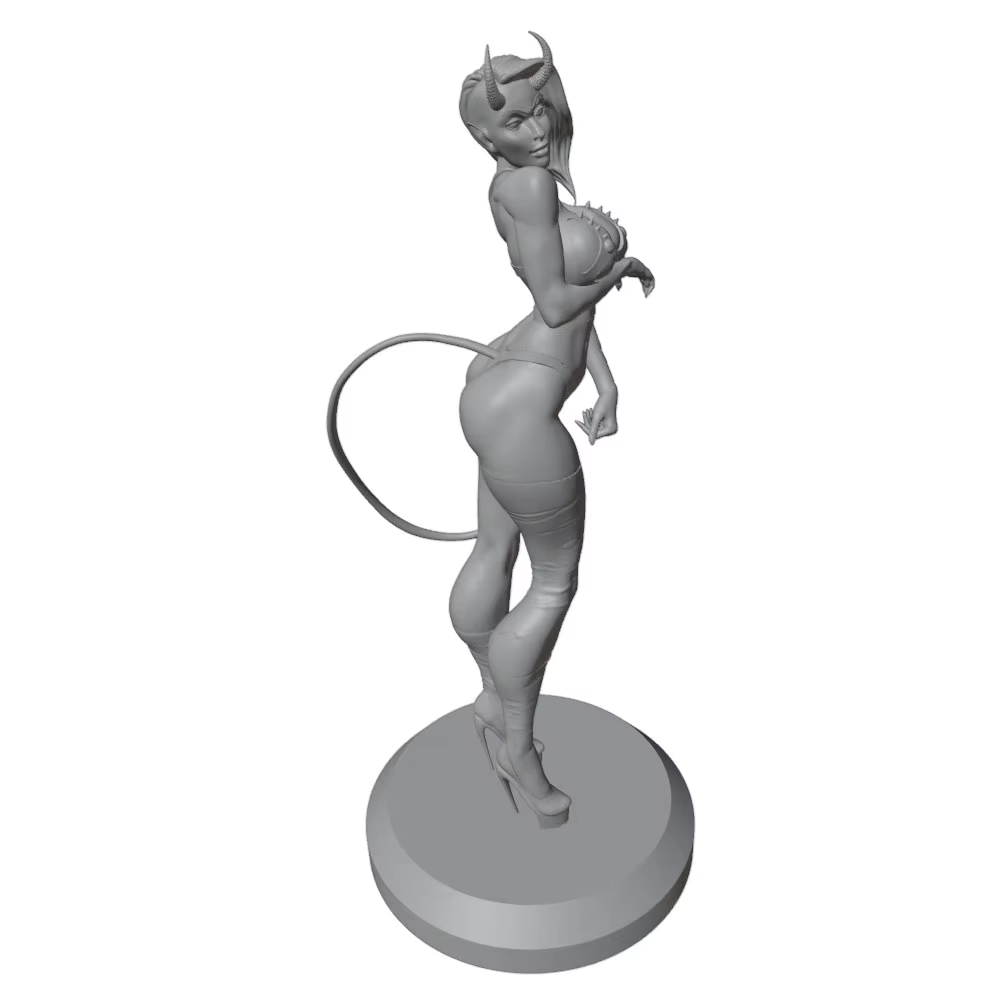 Estatua resina anime chica sensual sin montar ni pintar decoración