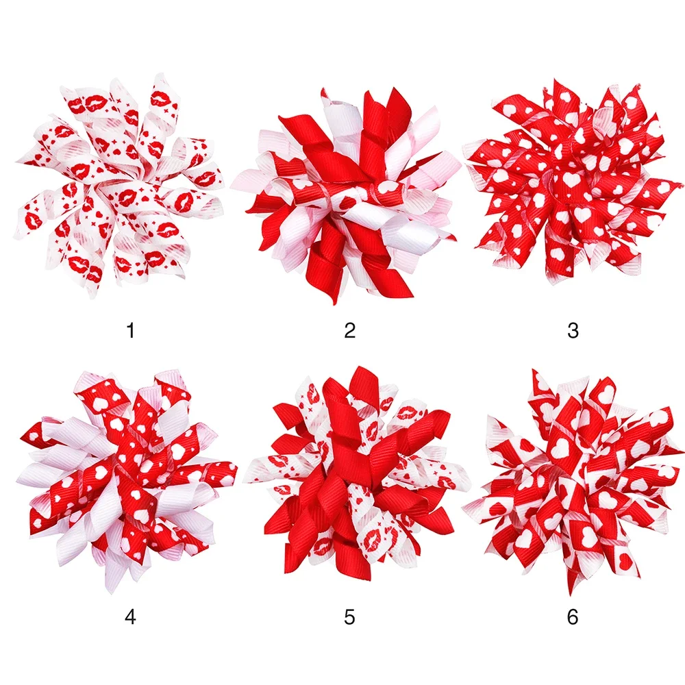 Lazos para perros y gatos pequeños de 50ps, accesorios para el cabello de mascotas de San Valentín, lazos para el pelo de perros, bandas de goma, accesorios de aseo para perros pequeños - imagen 3