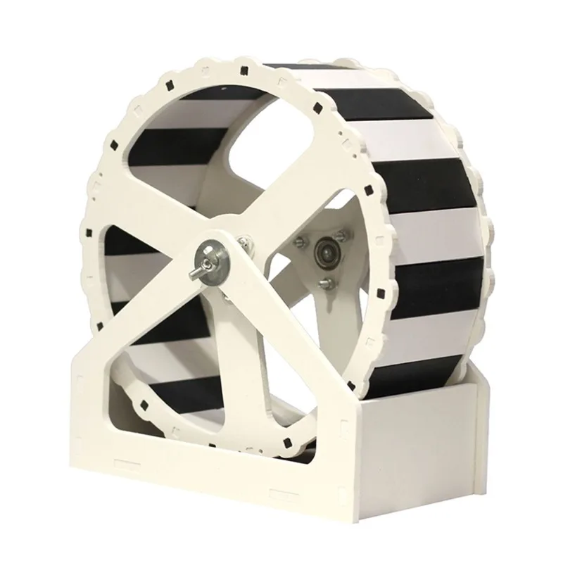 Rueda para correr con soporte, oso dorado, cinta de correr para hámster, suministros para mascotas Chinchilla, decoración interior - imagen 2