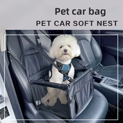 Cojín coche perro asiento – bolsa colgante malla transpirable