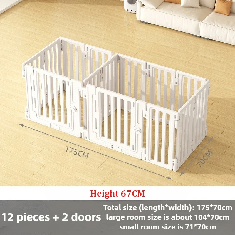 Square 12 PCS 2 Door