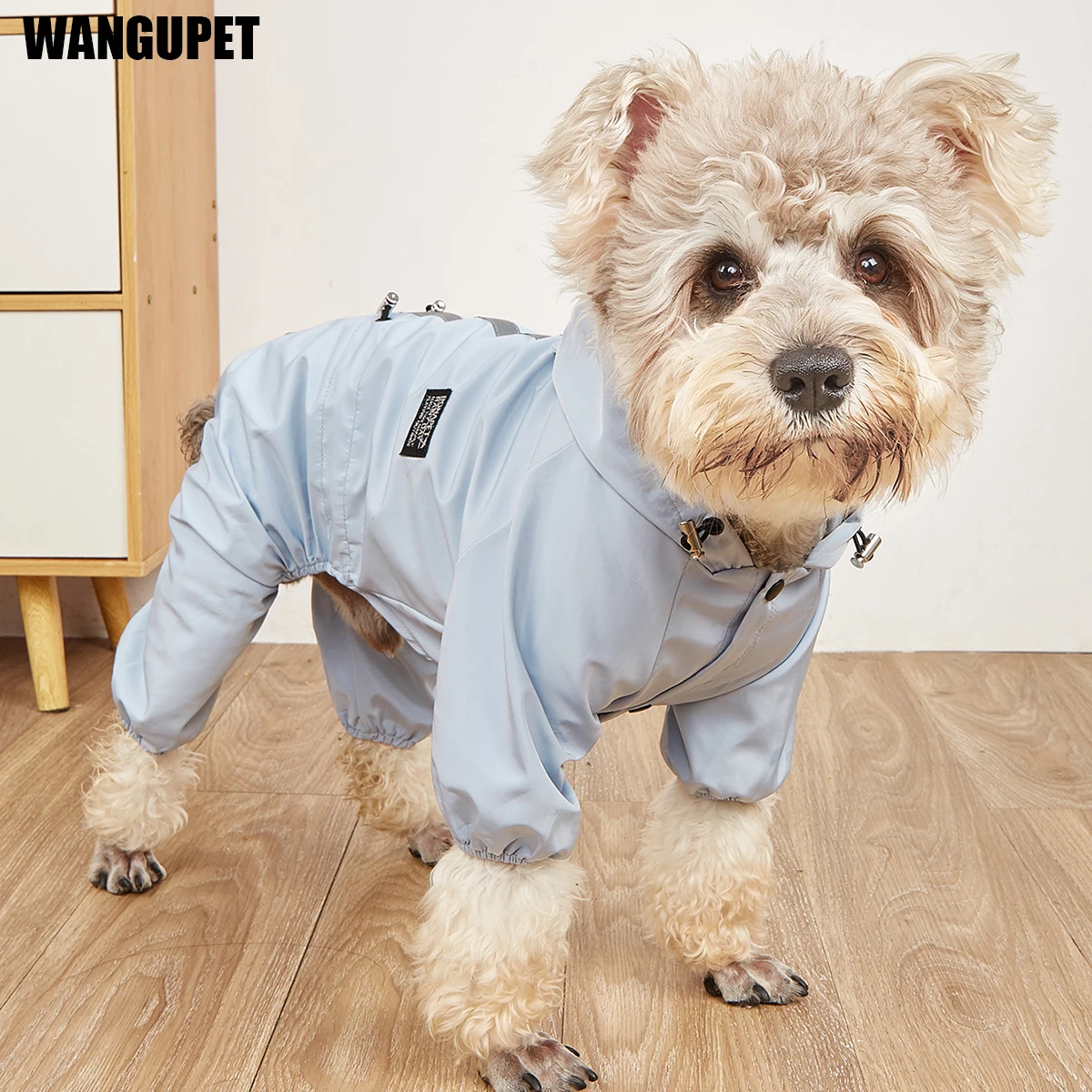 Chubasquero impermeable para perros, chaqueta impermeable reflectante con capucha, mono para mascotas, suministros para exteriores para perros pequeños, Bulldog Francés, Chihuahua