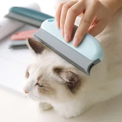 Cepillo desenredante de silicona para gatos con efecto masaje