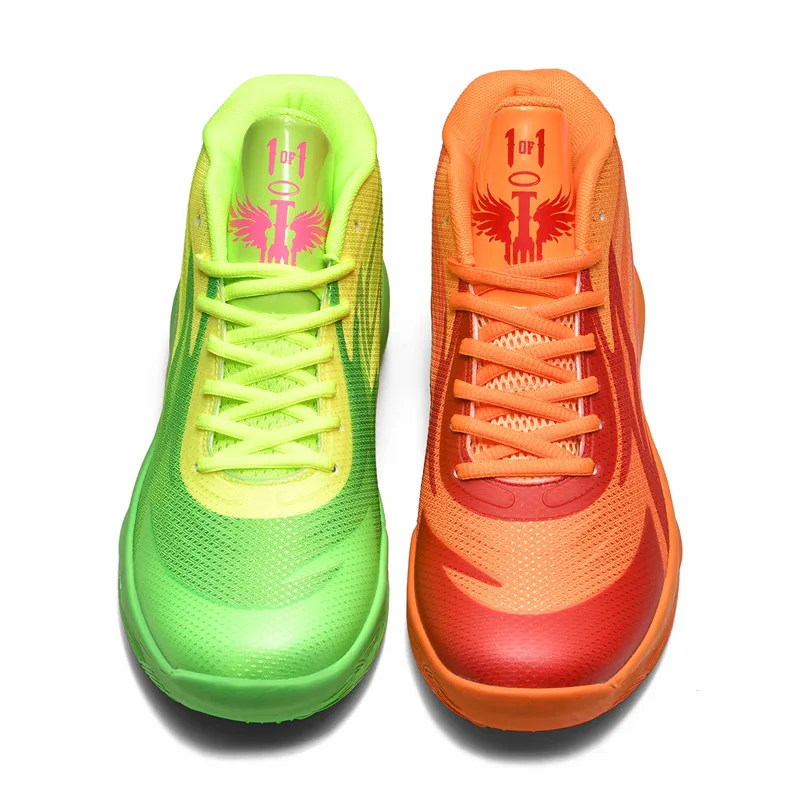 Zapatillas de baloncesto transpirables con amortiguación para gimnasio - imagen 3