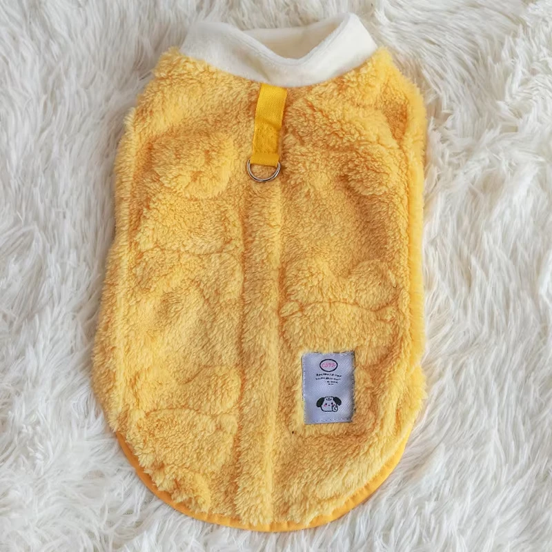 Ropa suave de felpa para perros, suéter cálido de invierno para mascotas para perros pequeños y medianos, abrigo cómodo para cachorros, ropa Shih Tzu, suministros para mascotas - imagen 4