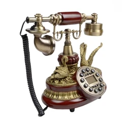 Teléfono vintage decorativo para el hogar - Estilo europeo retro