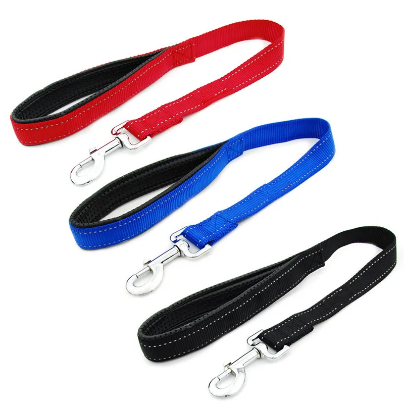 Correa reflectante para perros, correa de nailon para mascotas, mango suave, resistente al agua, para caminar, accesorios para mascotas - imagen 4