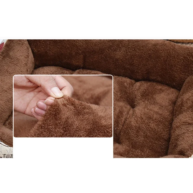 Camas para perros a rayas de algodón de alta calidad para perros grandes, casa para perros de talla grande, perrera suave para perros, suministros para mascotas ZL121