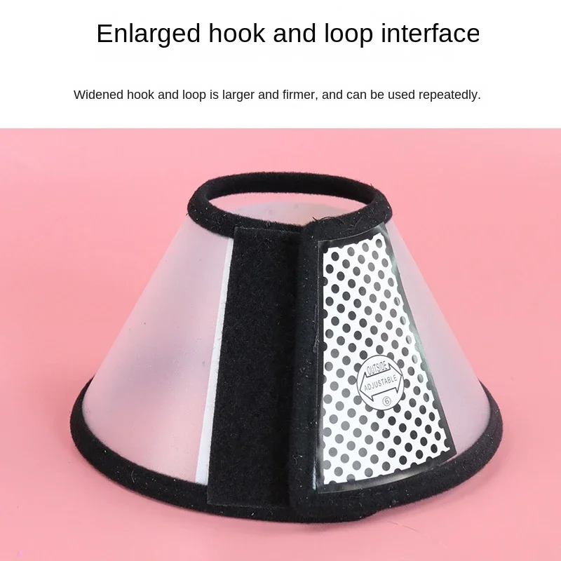 Collar antimordedura para mascotas, cono curativo para heridas de gato, cubierta de protección para el cuello, círculo isabelino para gatito, cachorro, perro, cuidado postoperatorio - imagen 2
