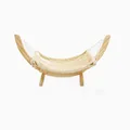 Beige short plush