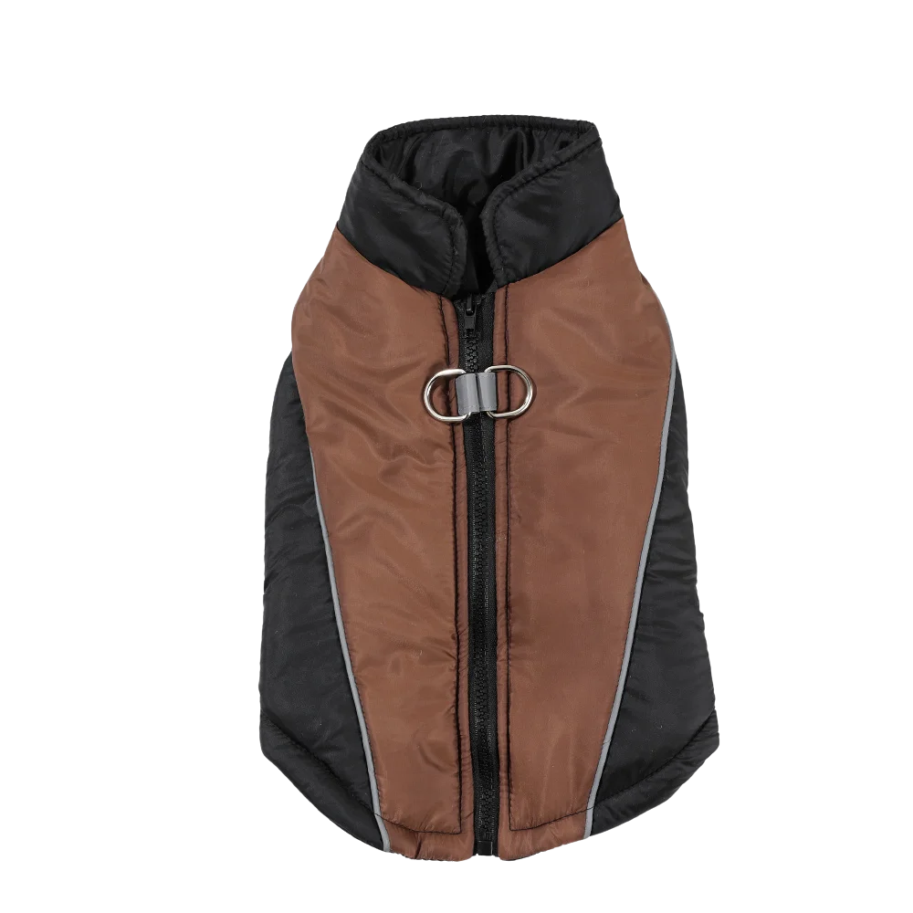 Ropa reflectante para perros pequeños y medianos, chaleco cálido a prueba de viento para gatos, abrigo con anillo en D, monos para Pug, trajes para mascotas - imagen 2