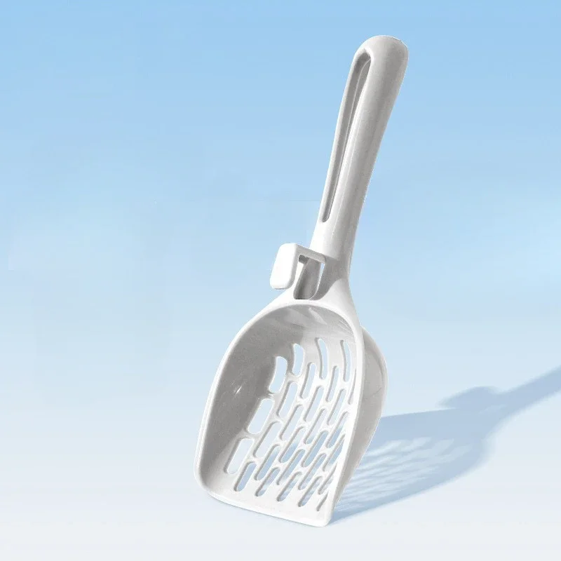 Pala de arena para gatos con rejilla, pala para mierda, artefacto, suministros de limpieza para mascotas, pala grande para arena para gatos