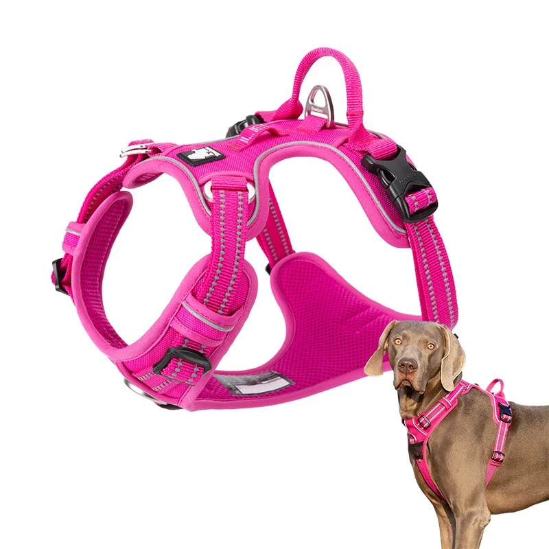 Winhyepet-Chaleco de entrenamiento para perros, chaleco reflectante, ligero, acolchado de nailon, arnés de servicio para perros, ropa protectora para perros pequeños y grandes