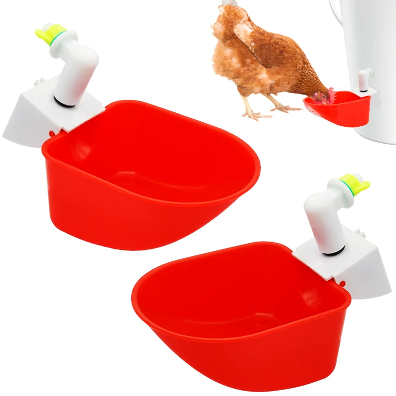 5 uds cuenco automático para beber ganso pato pollo taza de agua bebedero tazón granja aves de corral bebeder cuencos dispensador de agua