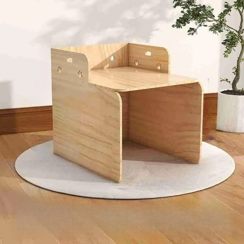 Árbol de inodoro para gatos, almacenamiento para gatos, caja de arena, accesorios de torre, soporte para caja de arena para gatos, muebles para árboles, suministros de productos para mascotas - imagen 2