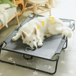 Cama de camping para perros grandes – Plegable y transpirable