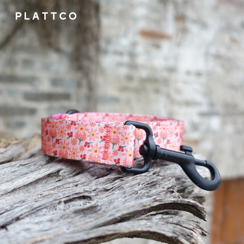 PLATTCO perro de nailon de imitación ligero de alta resistencia duradero ROSA LILY perro adecuado para perros pequeños y medianos 5 tamaños PDL301 - imagen 2